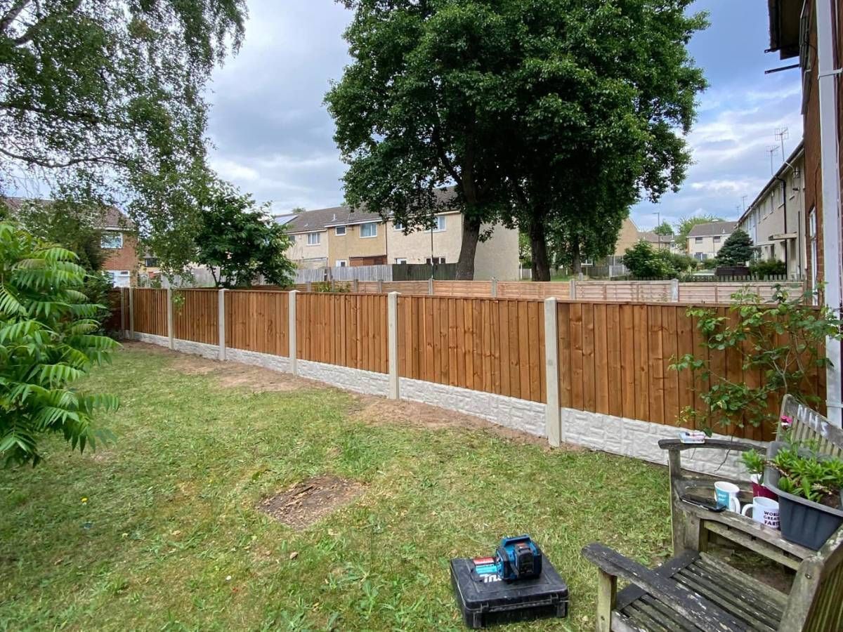 Nottingham Fencing replaced a fence in Kimberley