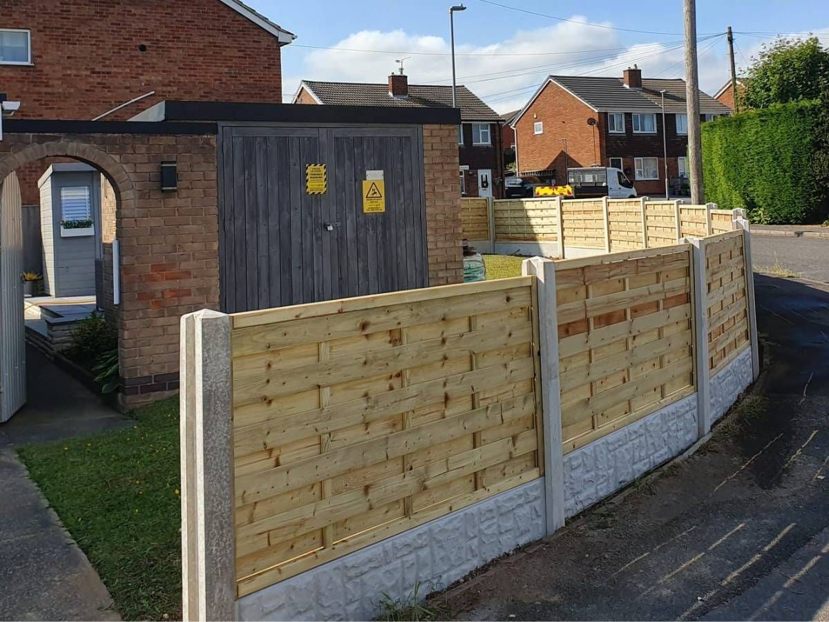 Nottingham Fencing new fence installed in Selston