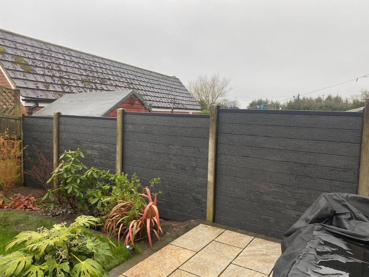Nottingham Fencing installed composite fencing in Sutton-in-Ashfield