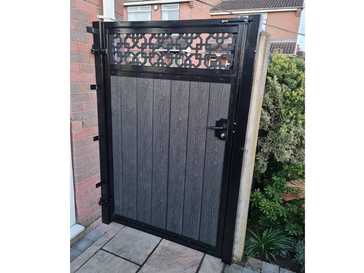 matching composite gate to fence
