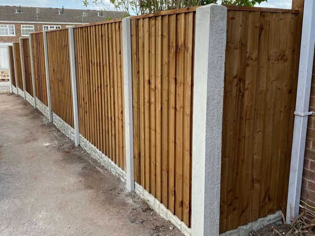 new garden fence in Keyworth