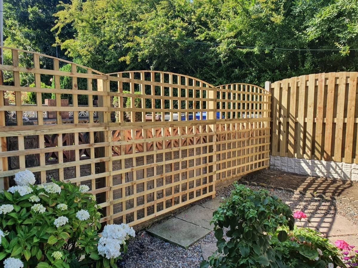 Nottingham Fencing installed garden trellis fencing in Gamston