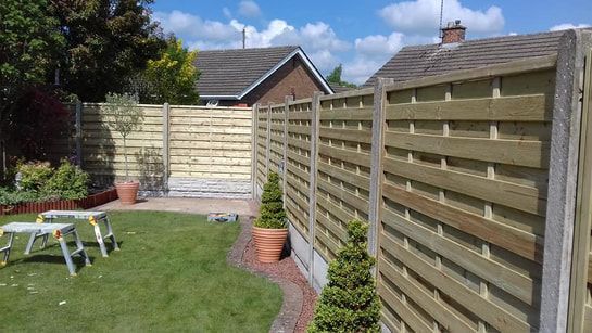 Nottingham Fencing hit and miss fencing in Bulwell