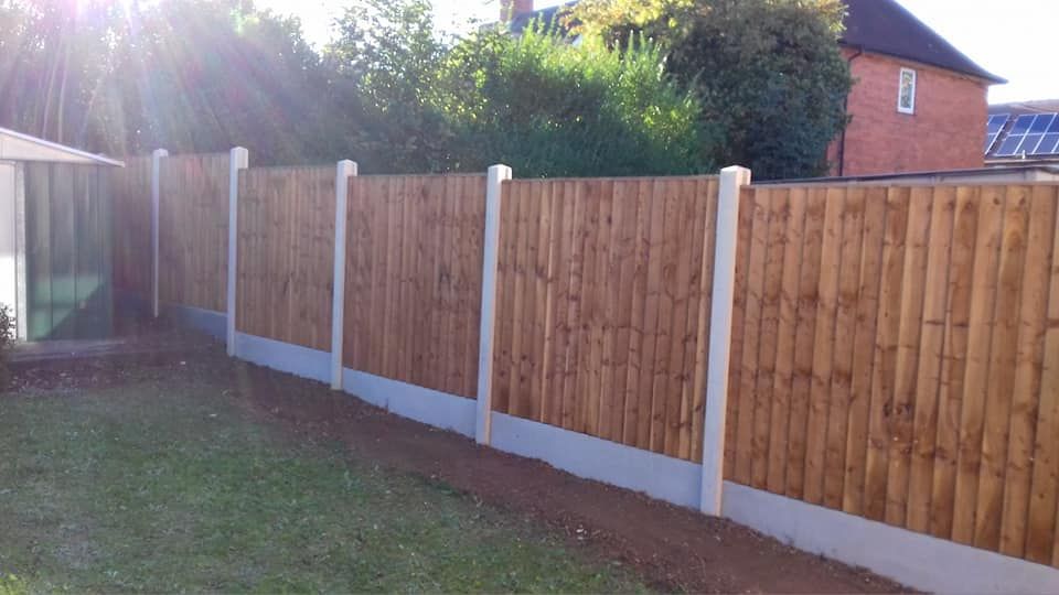 Garden fence in Beeston Nottingham