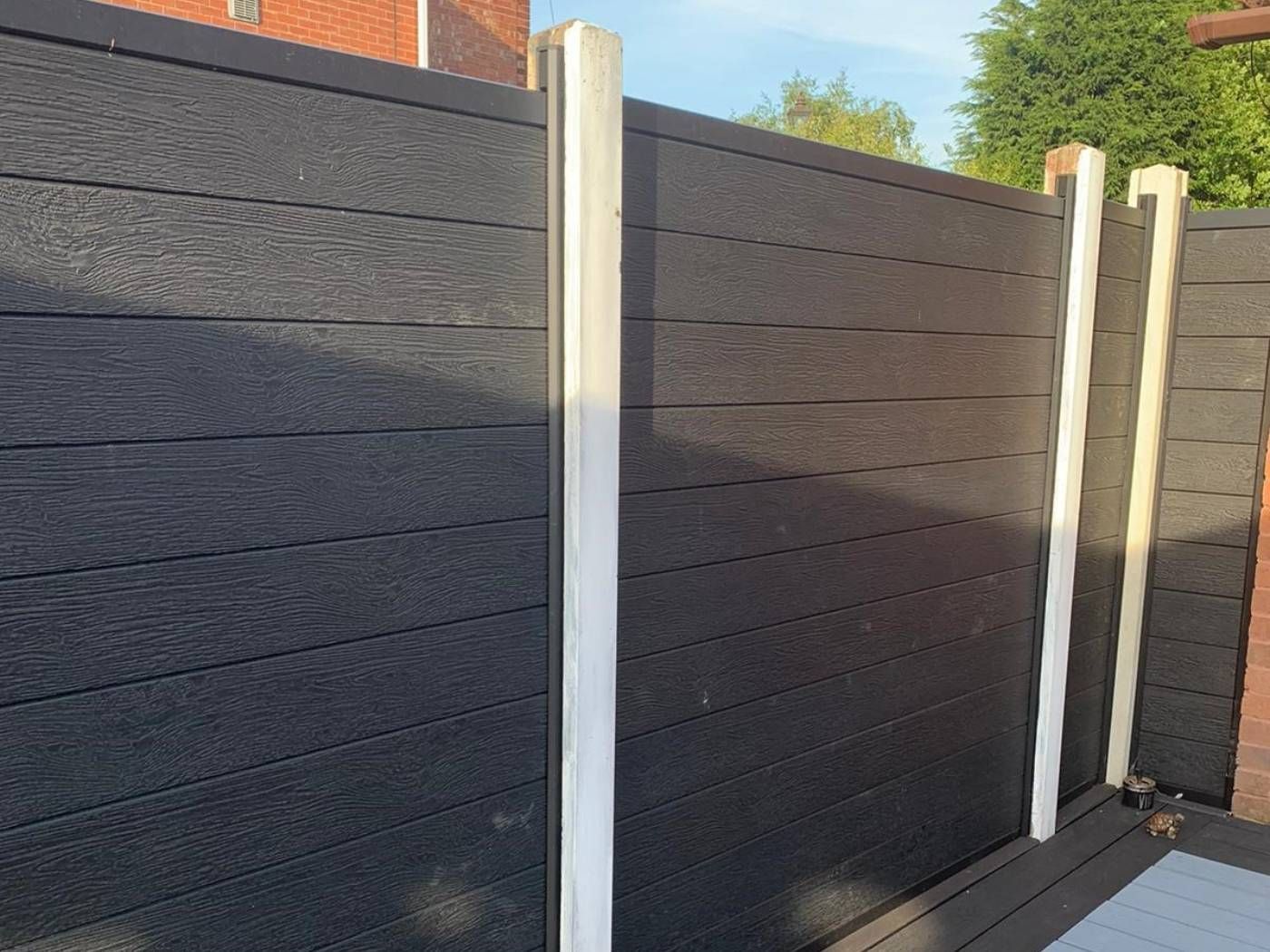Nottingham Fencing charcoal composite fencing