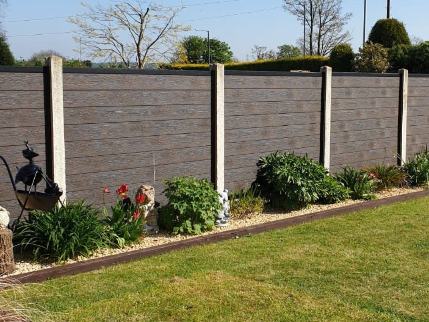 Nottingham Fencing chocolate composite fencing