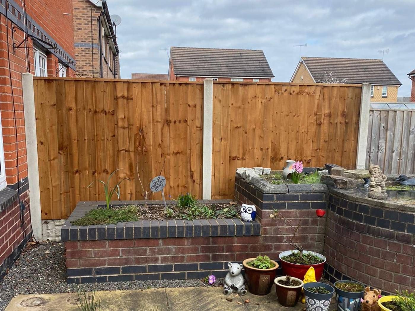 Nottingham Fencing replaced new  wooden panels in Basford