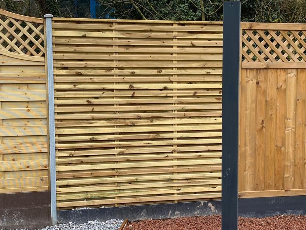 Nottingham Fencing Slatted Fence Panel