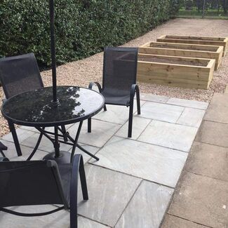 Nottingham Fencing small patio