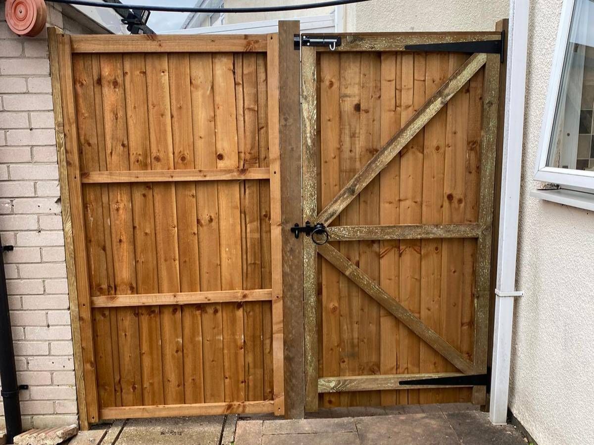 new gate from inside installed in Hucknall