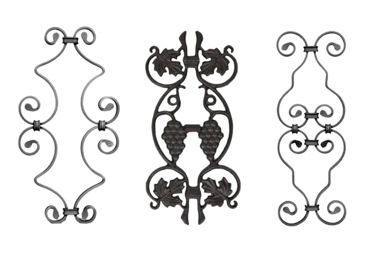 Nottingham Fencing wrought iron clip options for metal gates