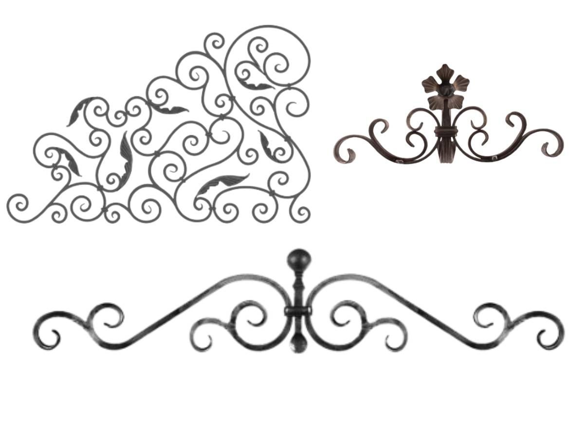 Nottingham Fencing wrought iron gate tops for metal gates