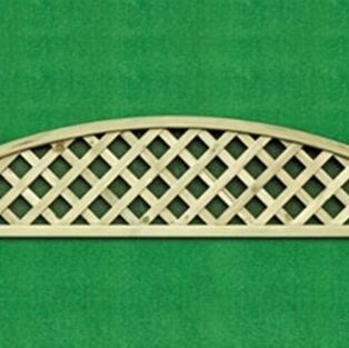 Nottingham Fencing Fence Topping Convex Trellis