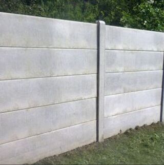 Nottingham Fencing smooth faced gravel board garden fence