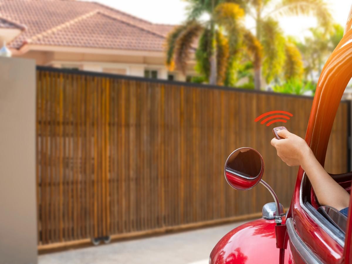using a remote to open and automatic gate in Nottingham