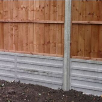 Nottingham Fencing Recessed Gravel Boards