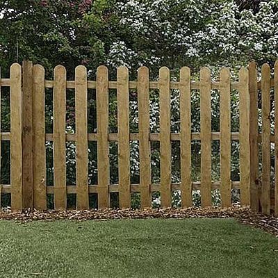 Composite Picket Fence | Wood Picket Fences - Nottingham Fencing