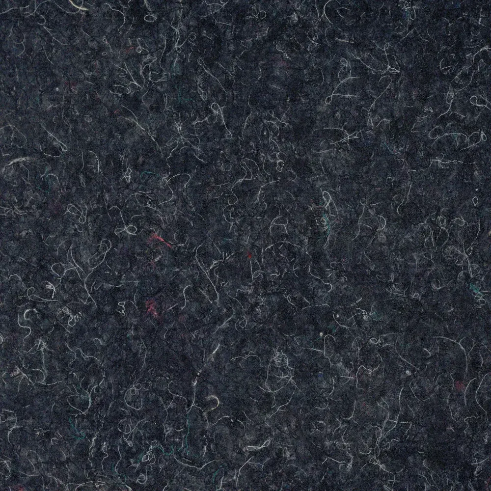 eco-friendly veneer made from recycled suits in black - greyish colour. 