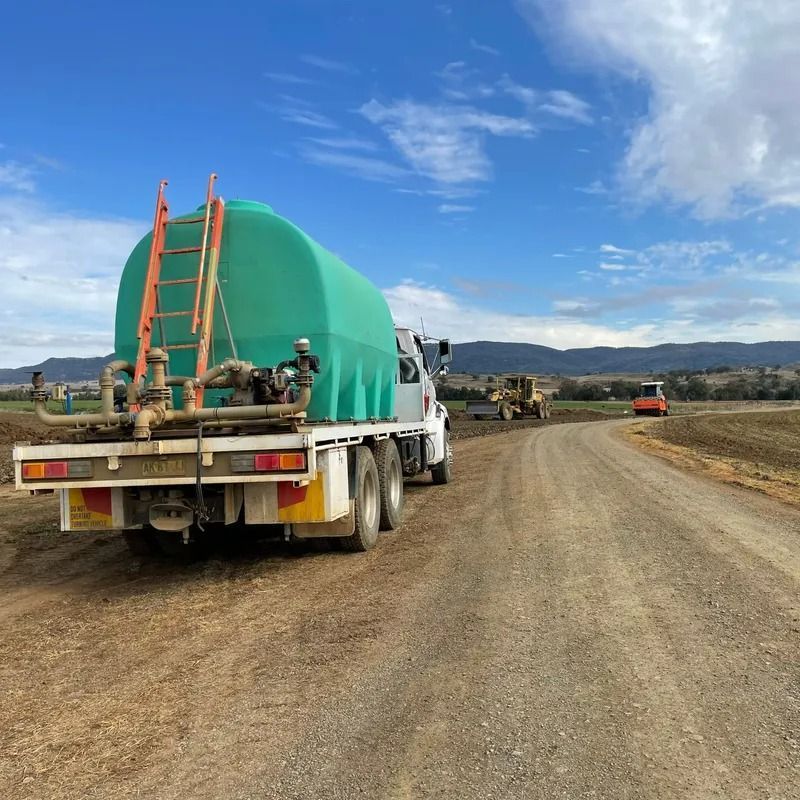 Water Truck — Earthmoving In Upper Manilla, NSW