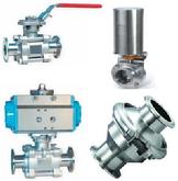 Sanitary Butterfly Valves, VBall Control Valves, Air Operated Valves, Electric Valves, Check Valves, Temperature Sensors, Pressure Sensors, and Flow Meters.