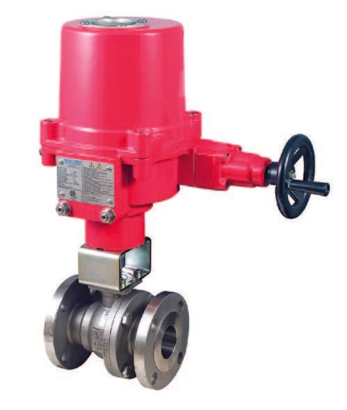 Flanged Stainless Steel Explosion Proof Electric Ball Valve