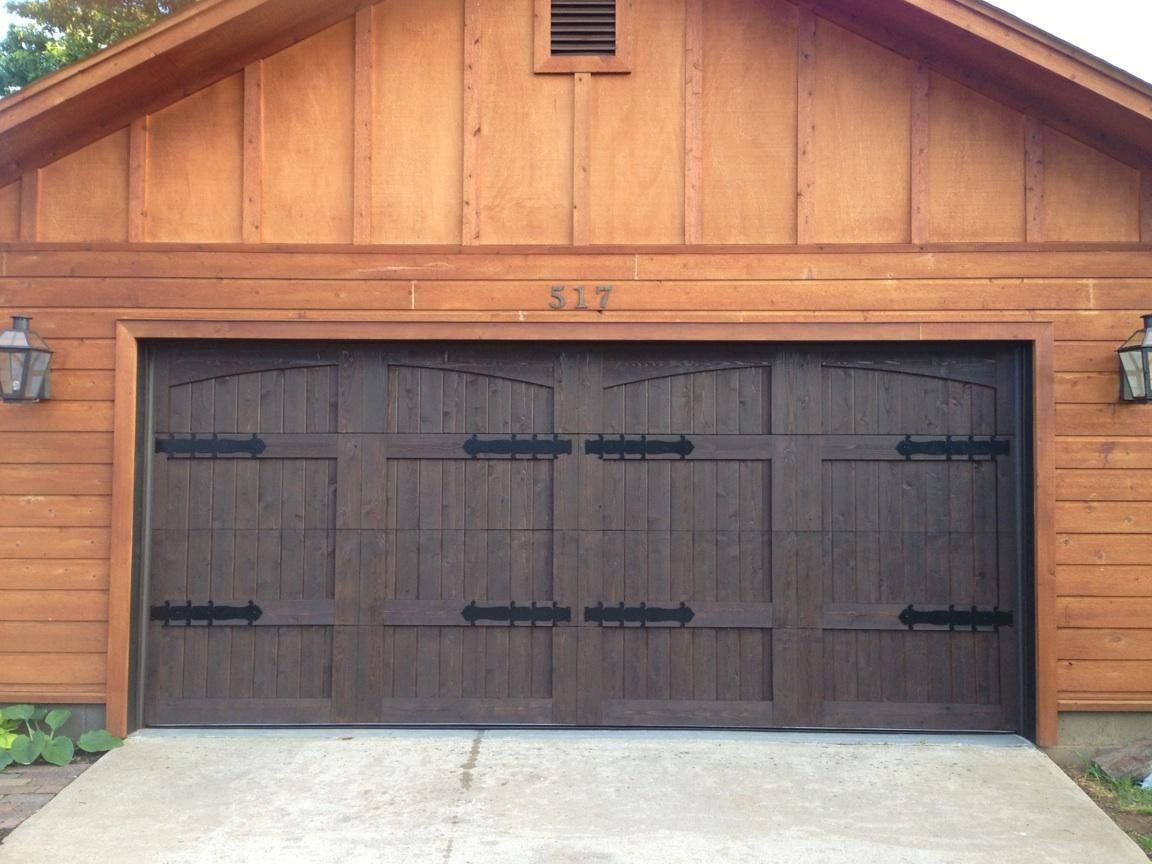 wooden saloon stable style garage door