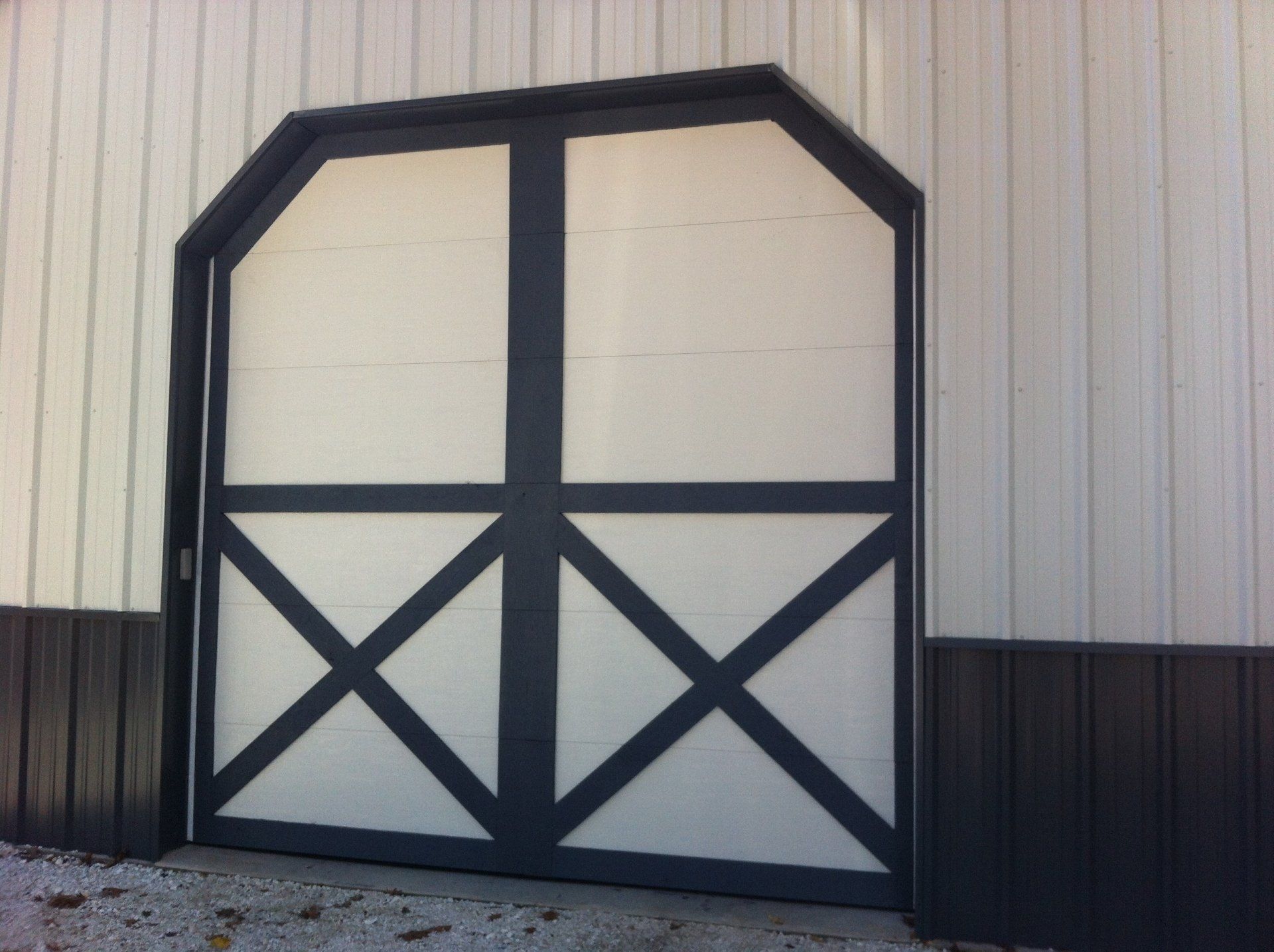 saloon style garage door
