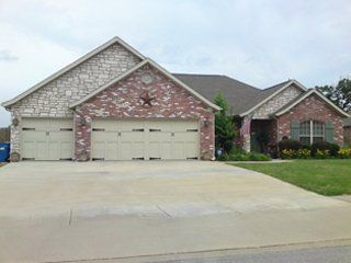 red brick home exterior