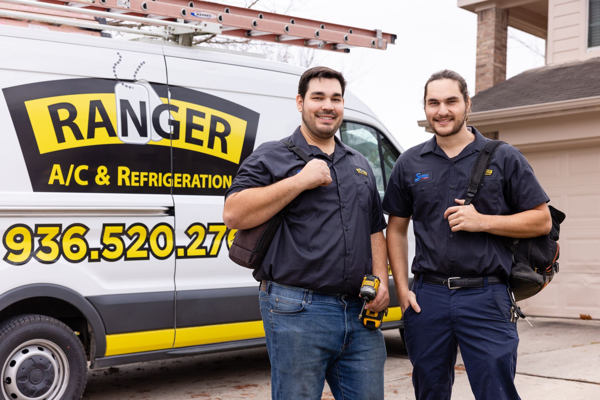 Ranger-technicians-going-to-do-annual-maintenance-to-home-owner
