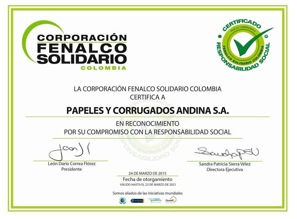 Certificación en Responsabilidad Social Empresarial