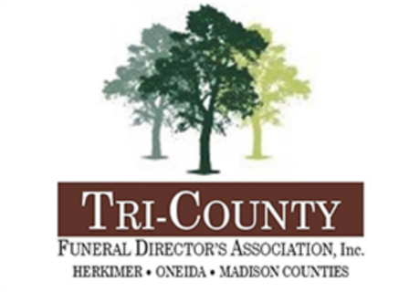 A logo for tri-county funeral director 's association inc.