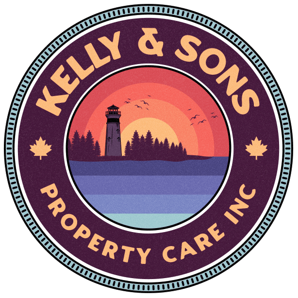 A logo for kelly & sons property care inc