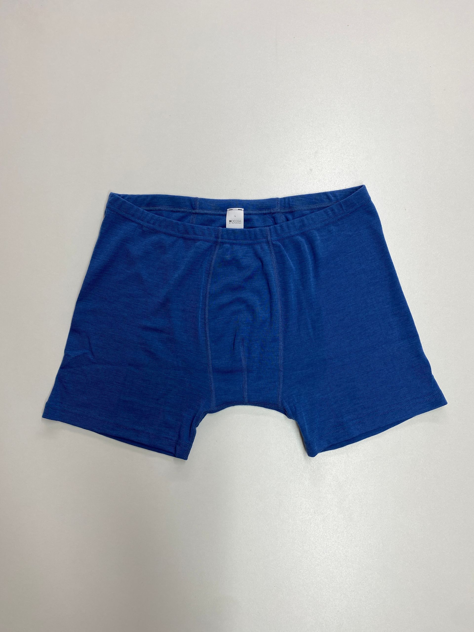 Herenboxer wol blauw Hocosa