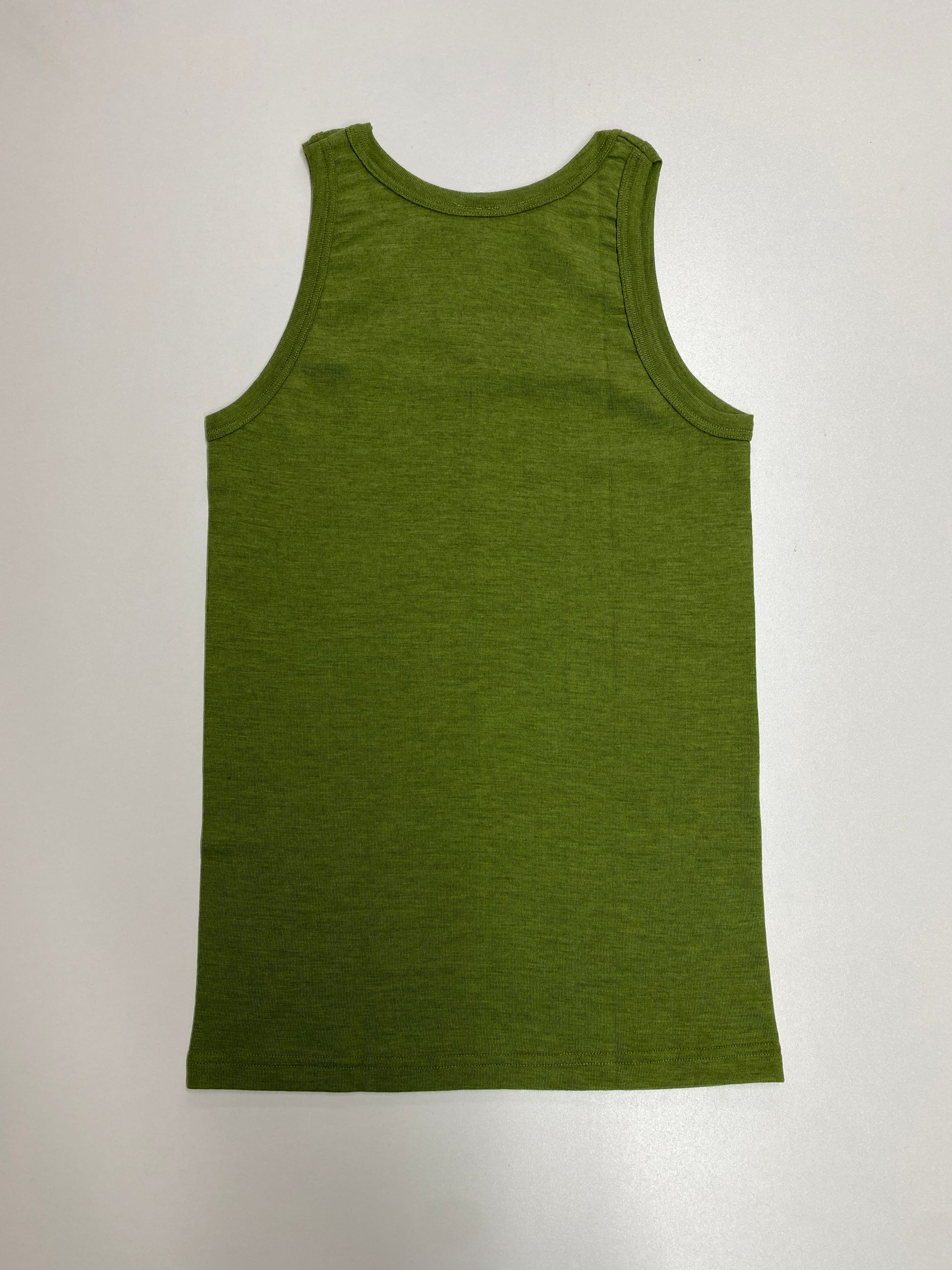 Hemd wol bosgroen Hocosa - unisex