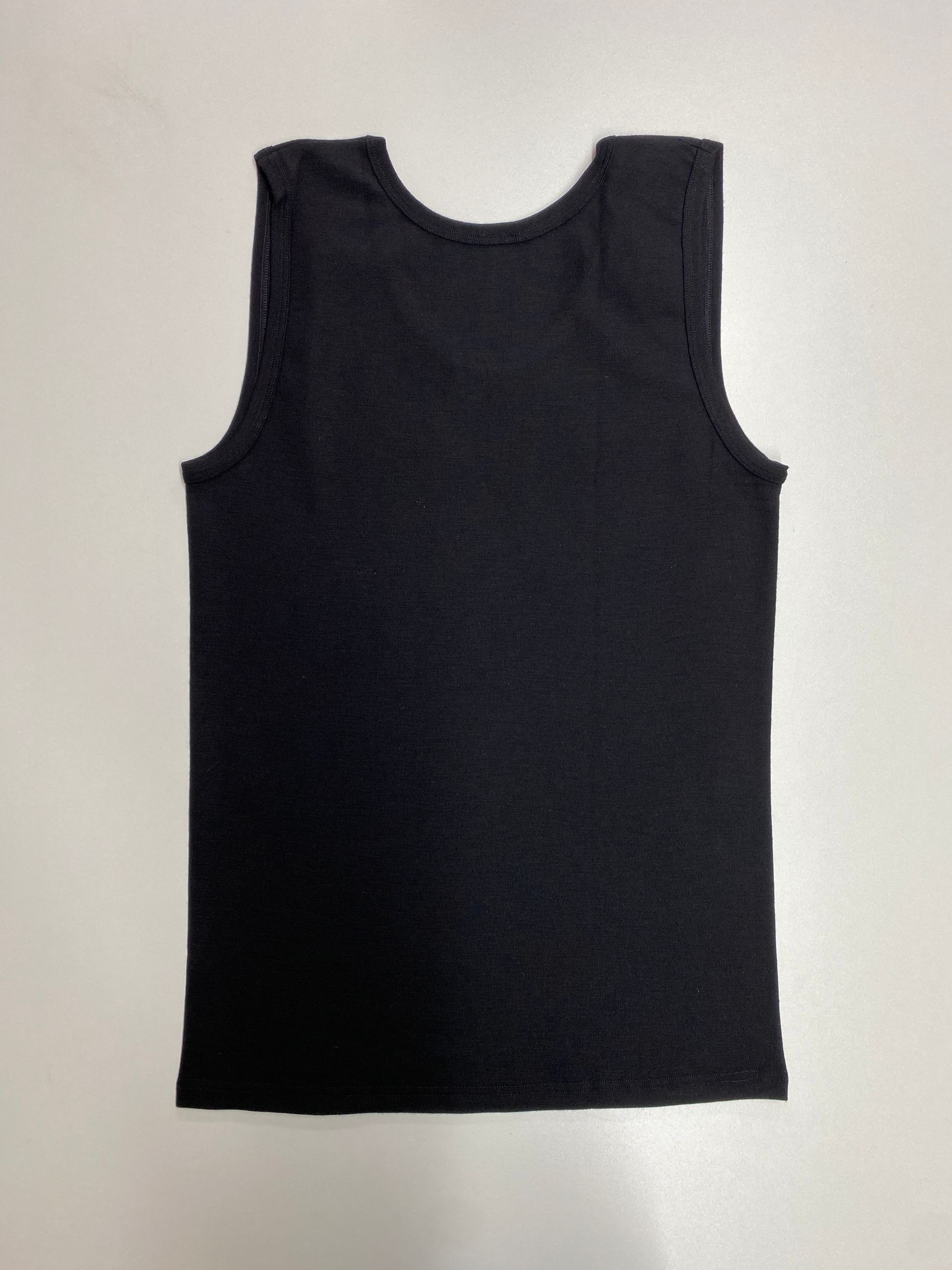 Hemd wol zwart Hocosa - unisex