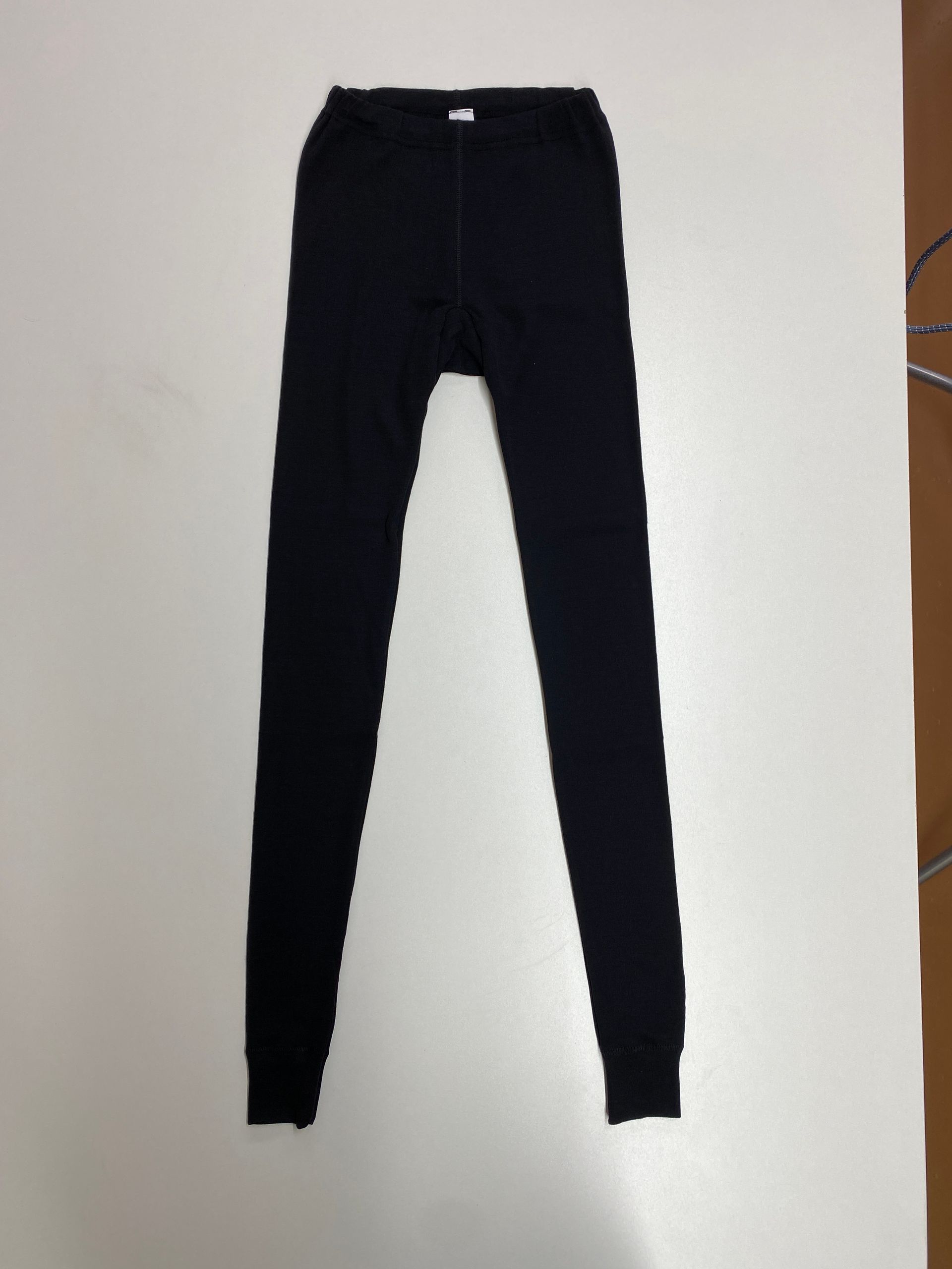 Sportlegging/lange onderbroek wol zwart Hocosa - unisex