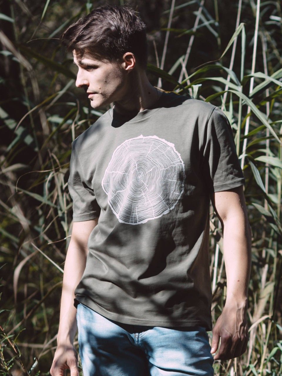 Art herenshirt 'Bigslice' khaki