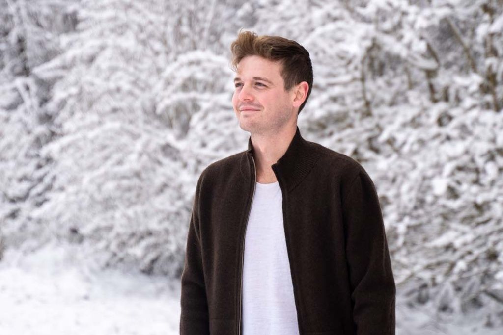 Vest yakwol donkerbruin