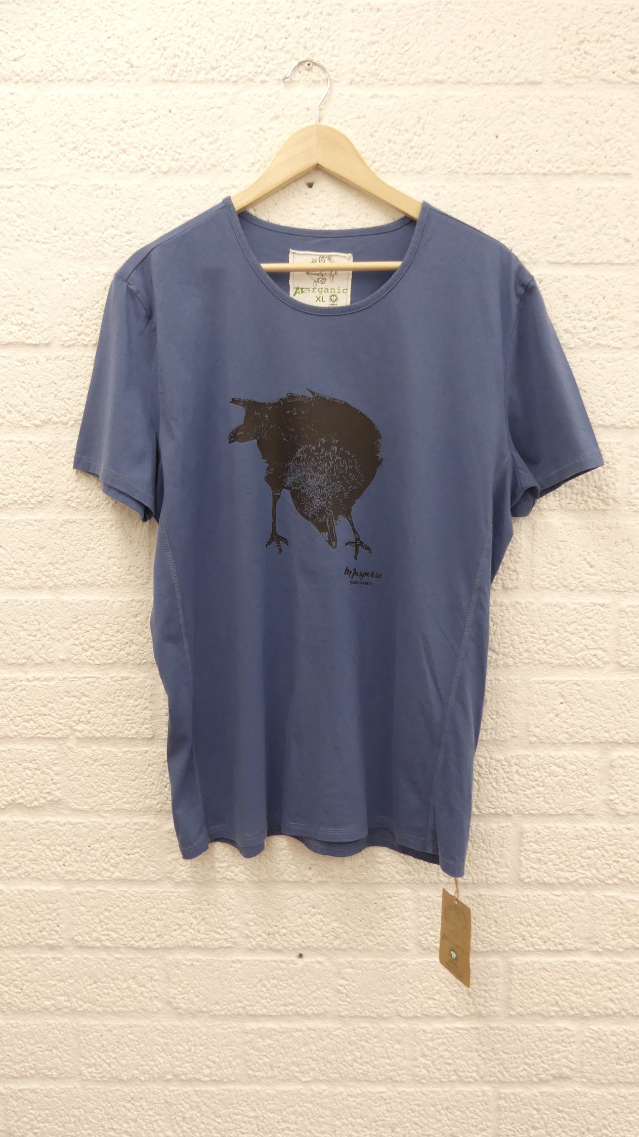 Art shirt 'kauwtje' L stellarblauw