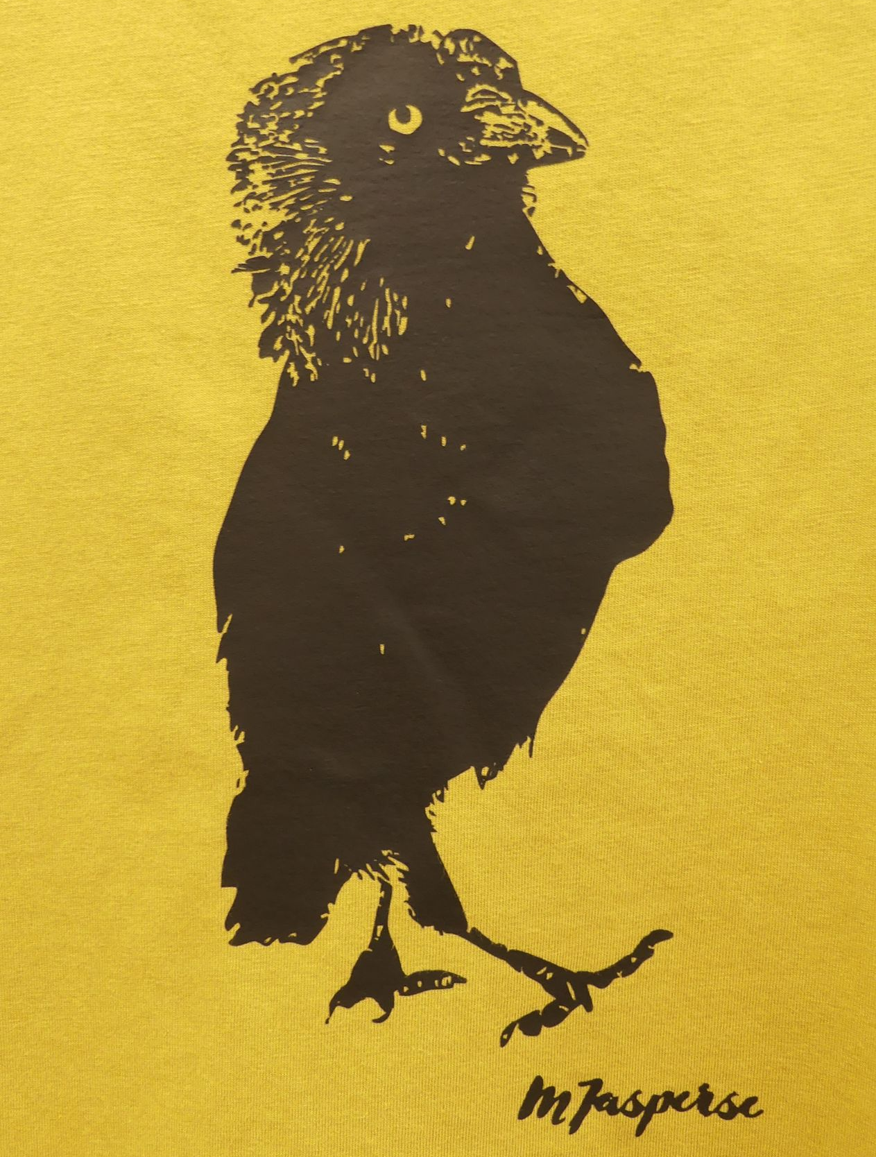 Art shirt 'Trots kauwtje' S