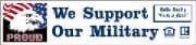 We Support Our Military Banner - Banners in Colorado Springs, CO