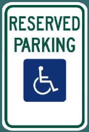 Reserved Parking - Road Signs in Colorado Springs, CO