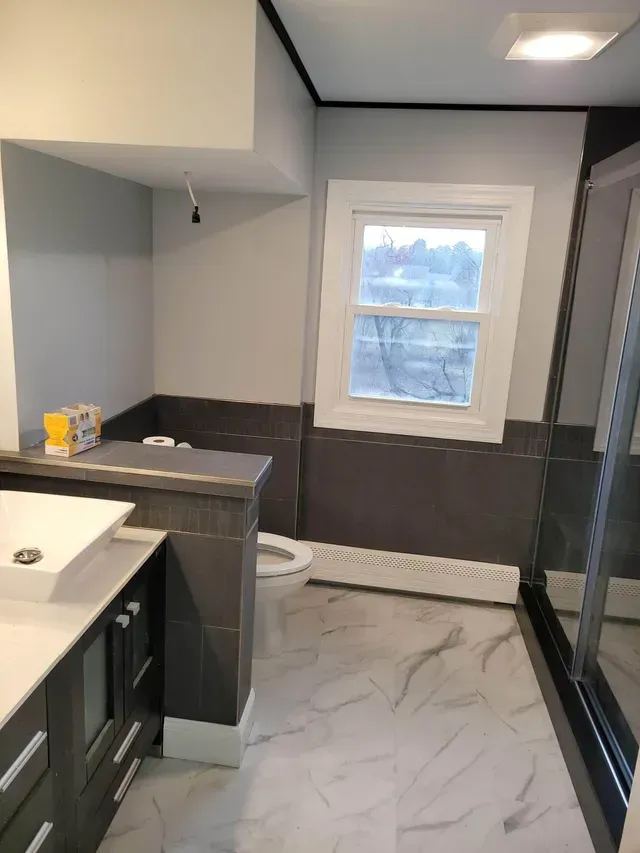 bathroom remodeling project