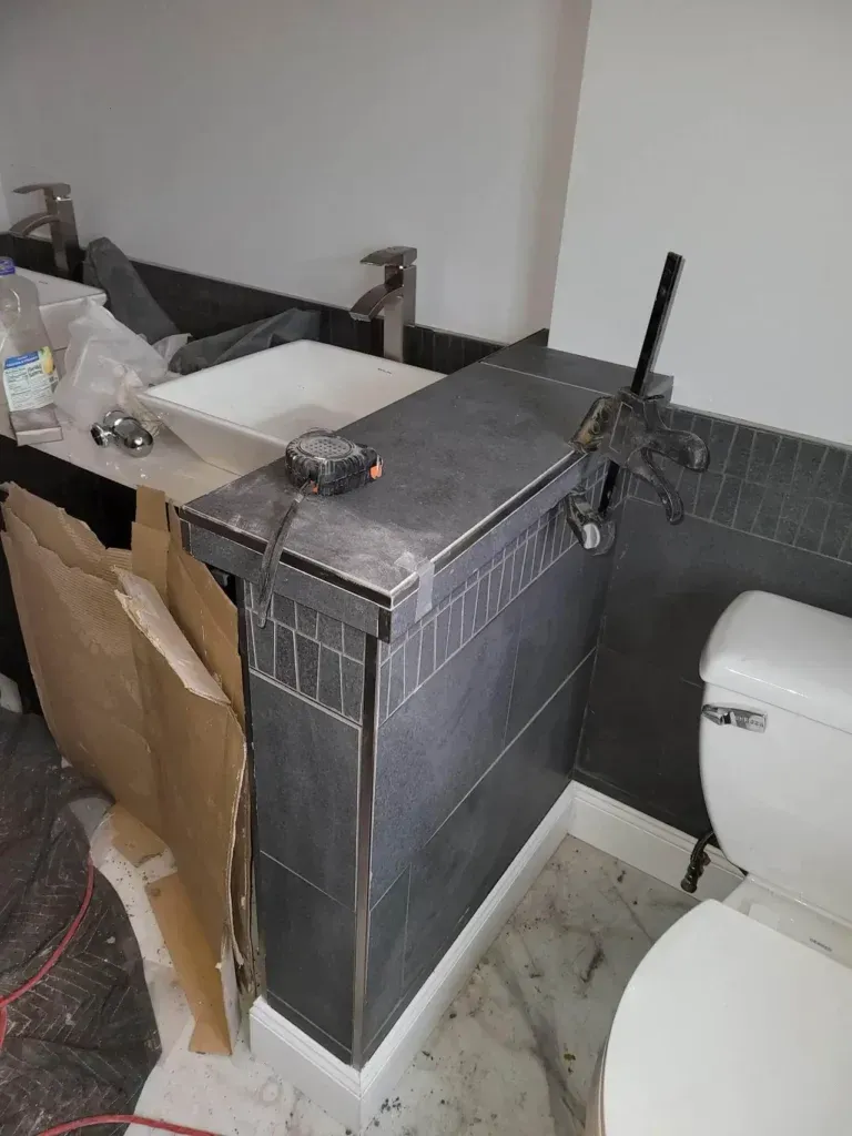 bathroom remodeling project