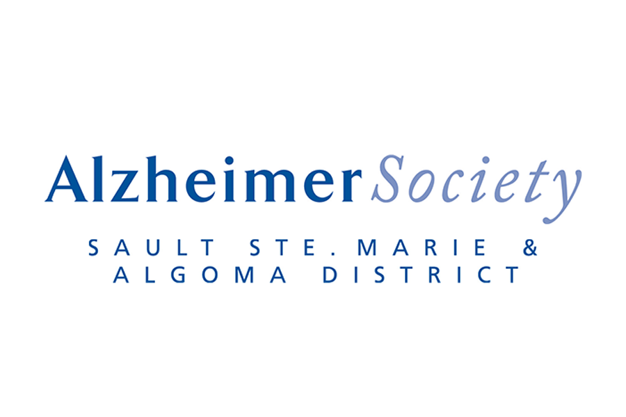 The alzheimer society logo is on a white background.