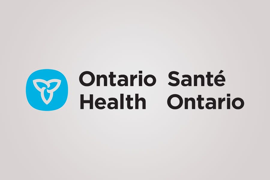 The ontario sante health ontario logo is on a white background.