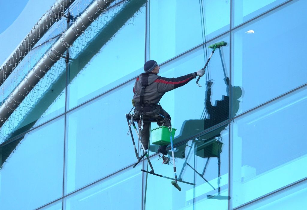 commercial window cleaning in Southeast Idaho