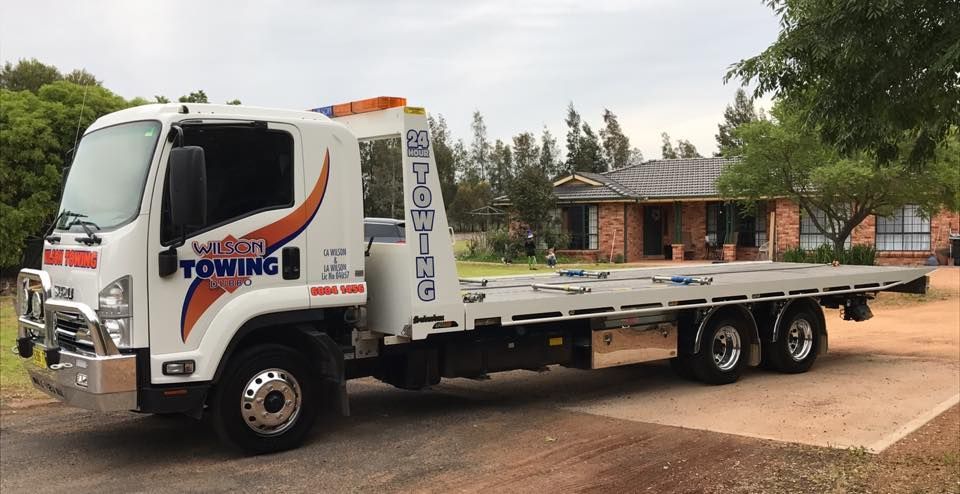 Large semi truck with container for load — Tow in Dubbo, NSW