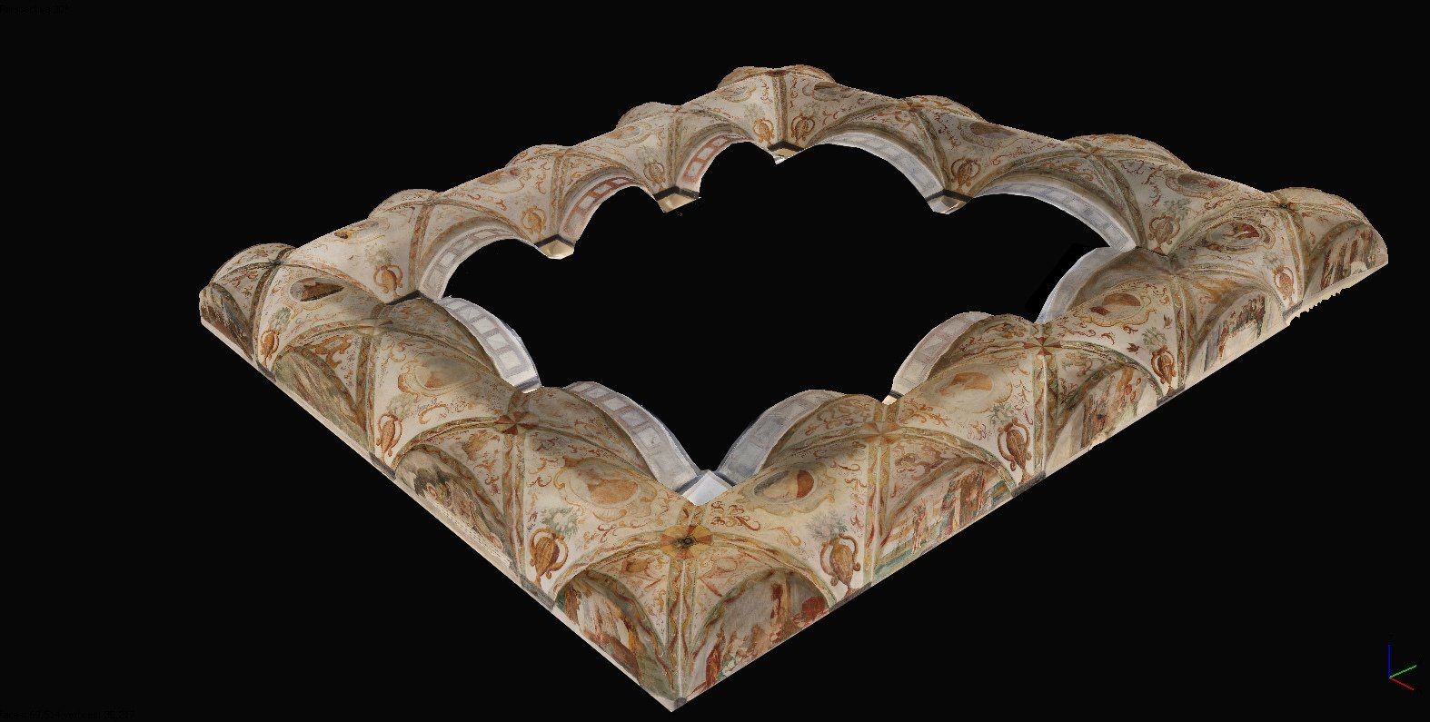 Rilievo Chiostro San Francesco Recco