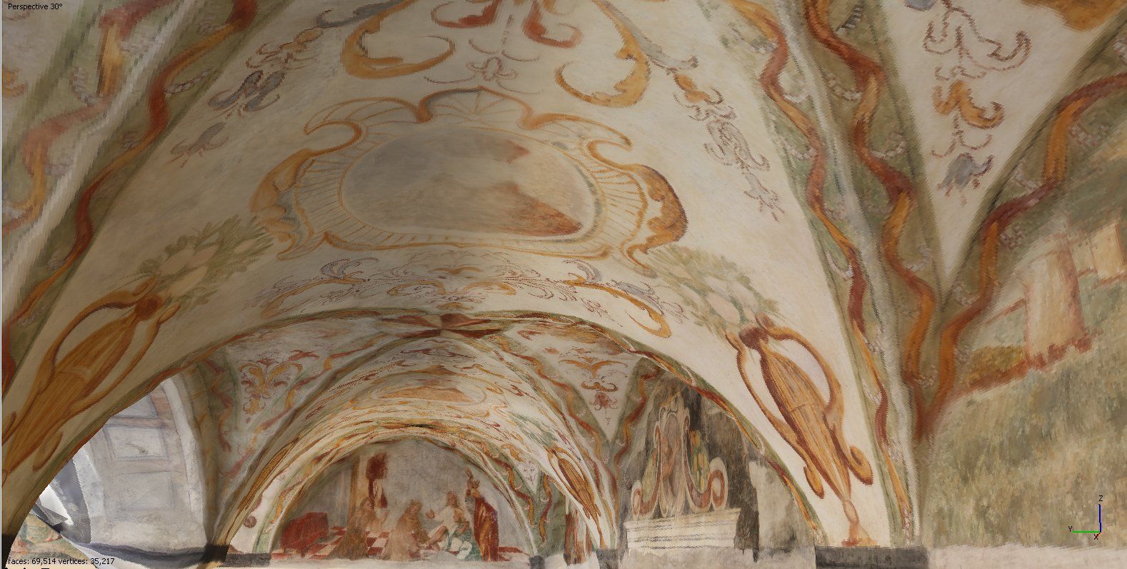 Particolare Chiostro San Francesco Recco